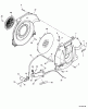 Echo PB-410 - Back Pack Blower, S/N: 03001001 - 03999999 Pièces détachées Fan Cover, Throttle Control