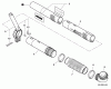 Echo PB-750H - Back Pack Blower, S/N: 07001001 - 07999999 Pièces détachées Posi-Loc Blower Tubes