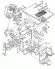 Echo SH-5000 - Chipper/Shredder, S/N: E081543 1992-1993 Models Pièces détachées Shredder Frame, Hopper, Rotor, Drv Sys, Discharge, Wheels