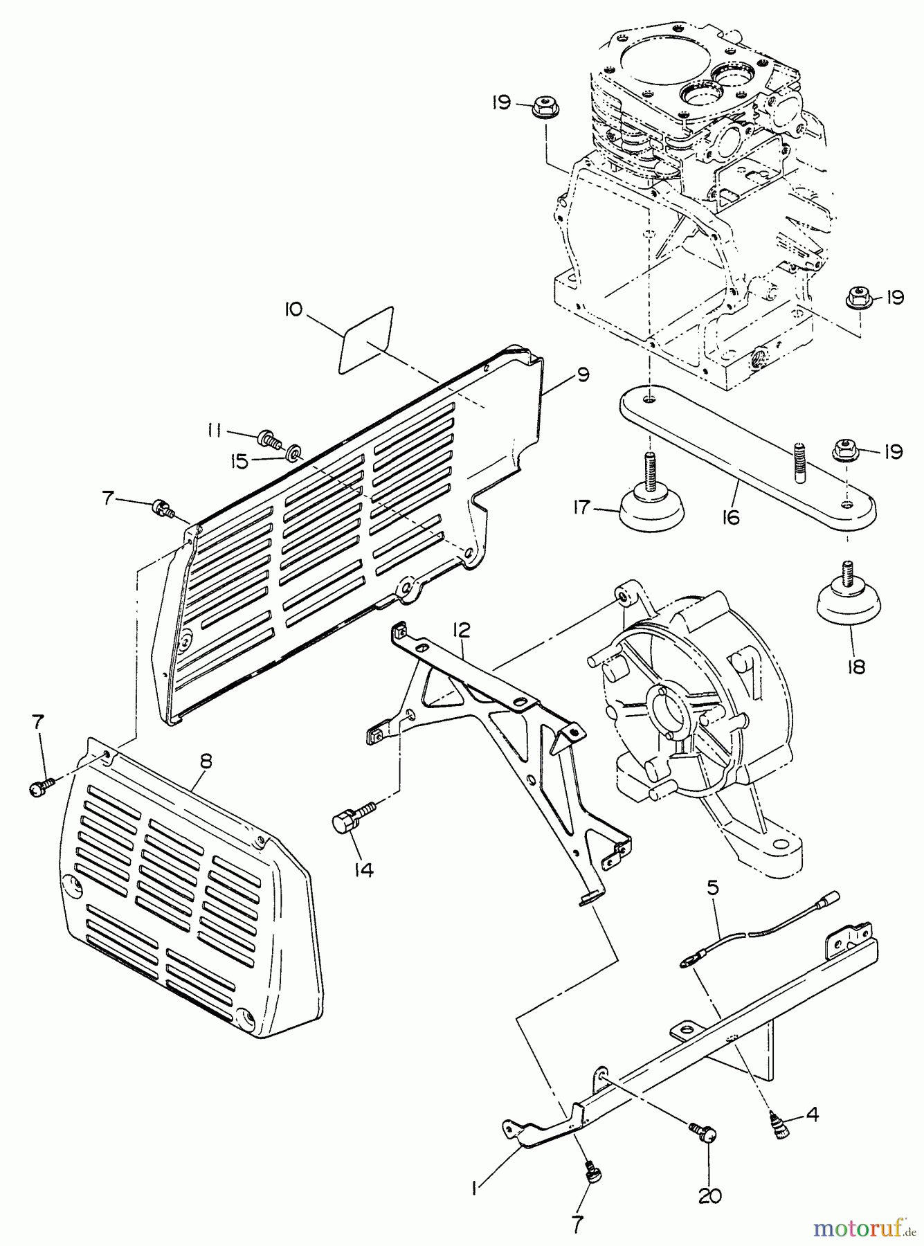  Echo Stromerzeuger EG-1200 - Echo Portable Generator (Brushless) External Covers