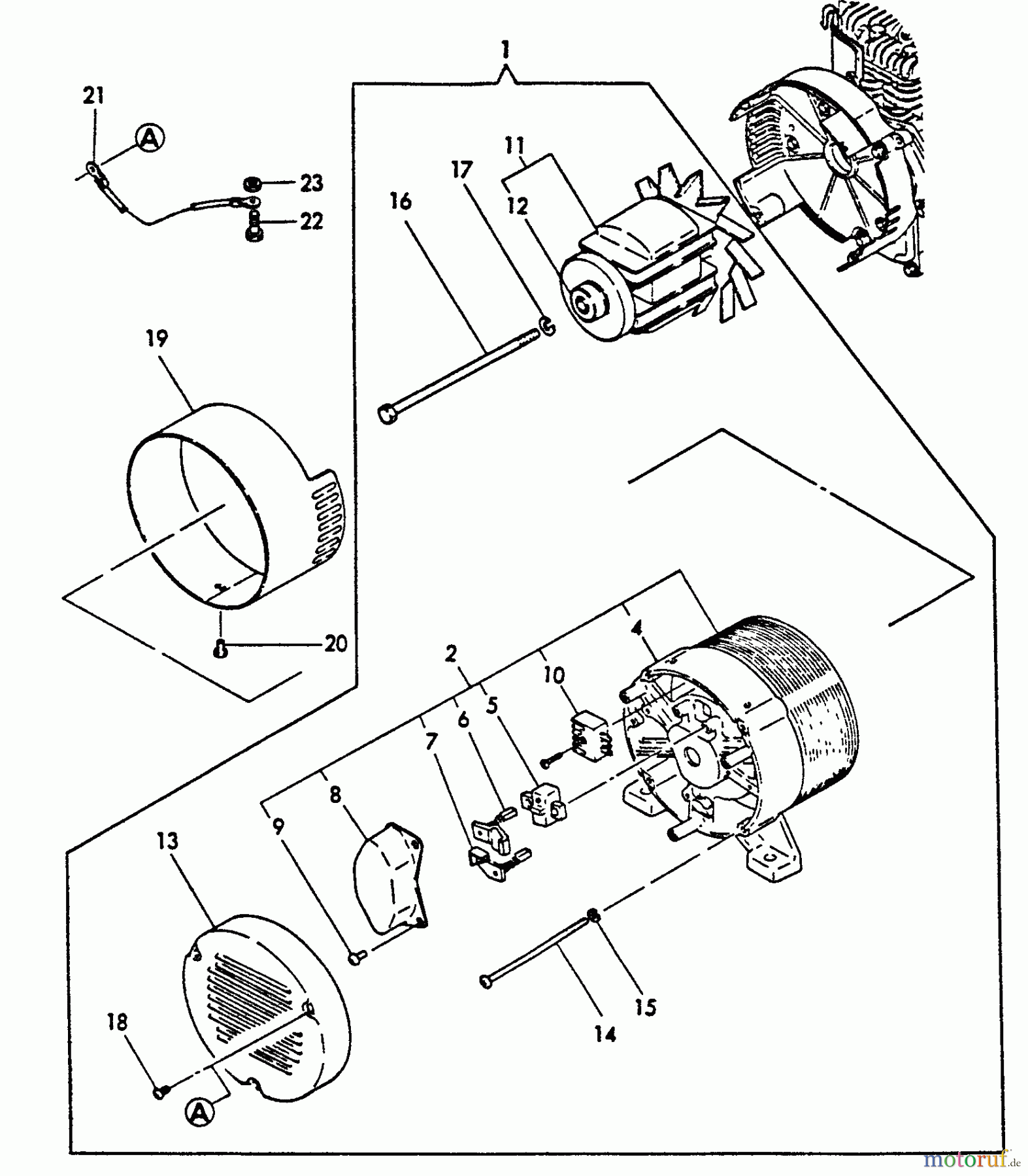 Echo Stromerzeuger EG-1500 - Echo Portable Generator, S/N: 00000 - 03796 Generator