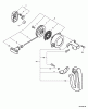 Echo ES-211 - Shredder/Vacuum, S/N: 06001001 - 06999999 Listas de piezas de repuesto y dibujos Starter, Side Handle