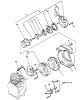 Echo EG-750 - Portable Generator Pièces détachées Starter, Ignition, Fan Housing