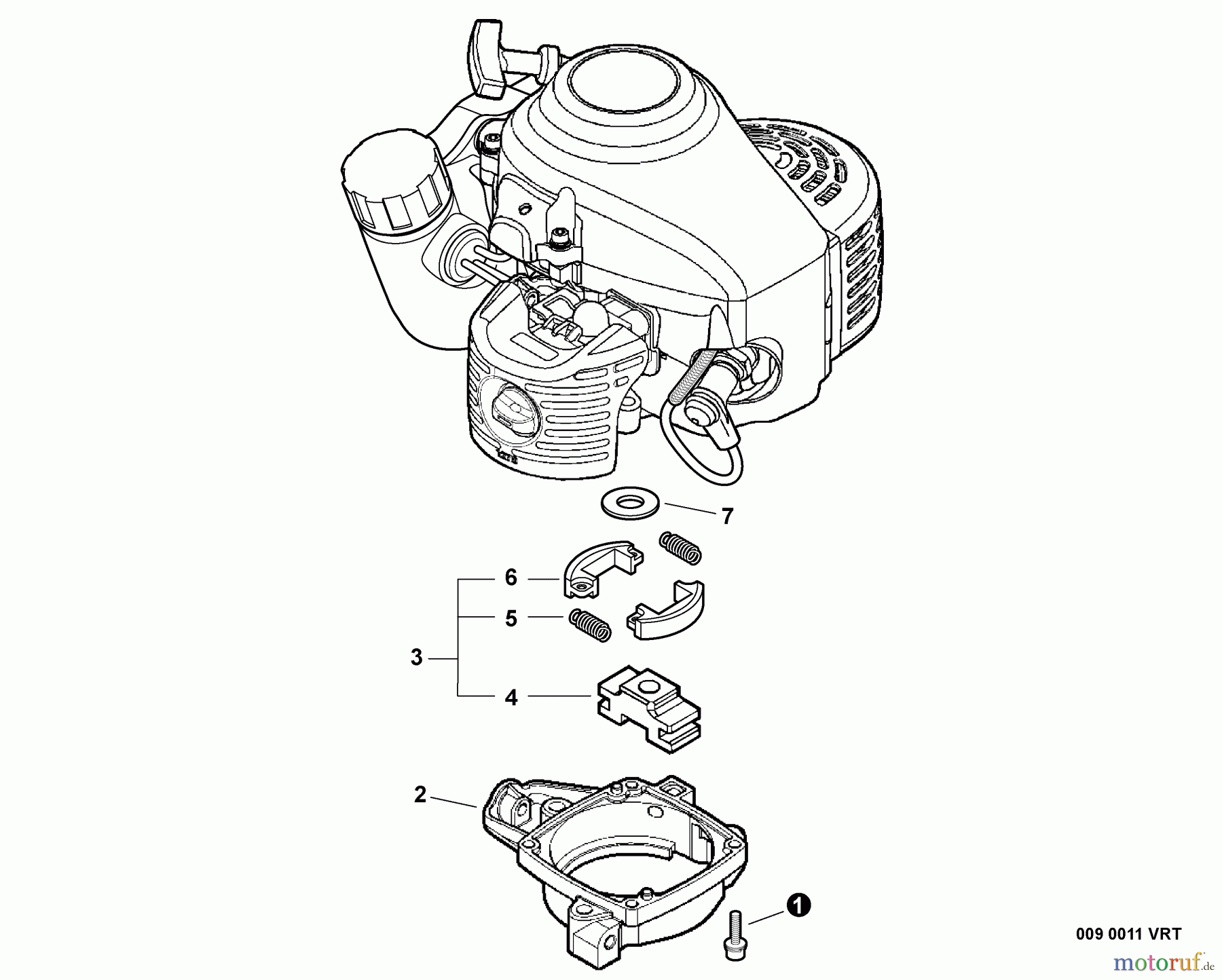  Echo Heckenscheren HC-155 - Echo Hedge Trimmer, S/N: S76212001001 - S76212999999 Clutch