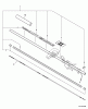 Echo HCA-260 - Hedge Trimmer, S/N: 07001001 - 07999999 Pièces détachées Main Pipe Assembly, Driveshaft  S/N: 07001001 - 07001350