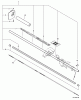 Echo HCA-260 - Hedge Trimmer, S/N: 06001001 - 06999999 Pièces détachées Main Pipe Assembly, Driveshaft  S/N: 06001501 - 06999999