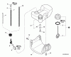 Echo SHC-260 - Shaft Hedge Trimmer, S/N: S77612001001 - S77612999999 Pièces détachées Fuel System