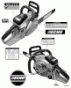 Echo CS-370 - Chainsaw, S/N: C06212001001 - C06212999999 Spareparts Labels