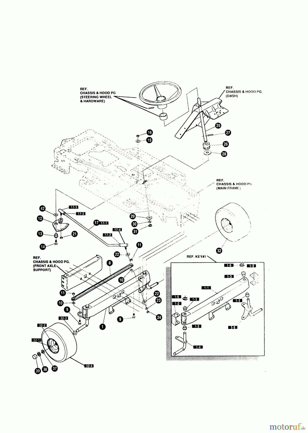  AL-KO Gartentechnik Rasentraktor T 13/102 SD 12/1994 - 01/1996 Seite 4