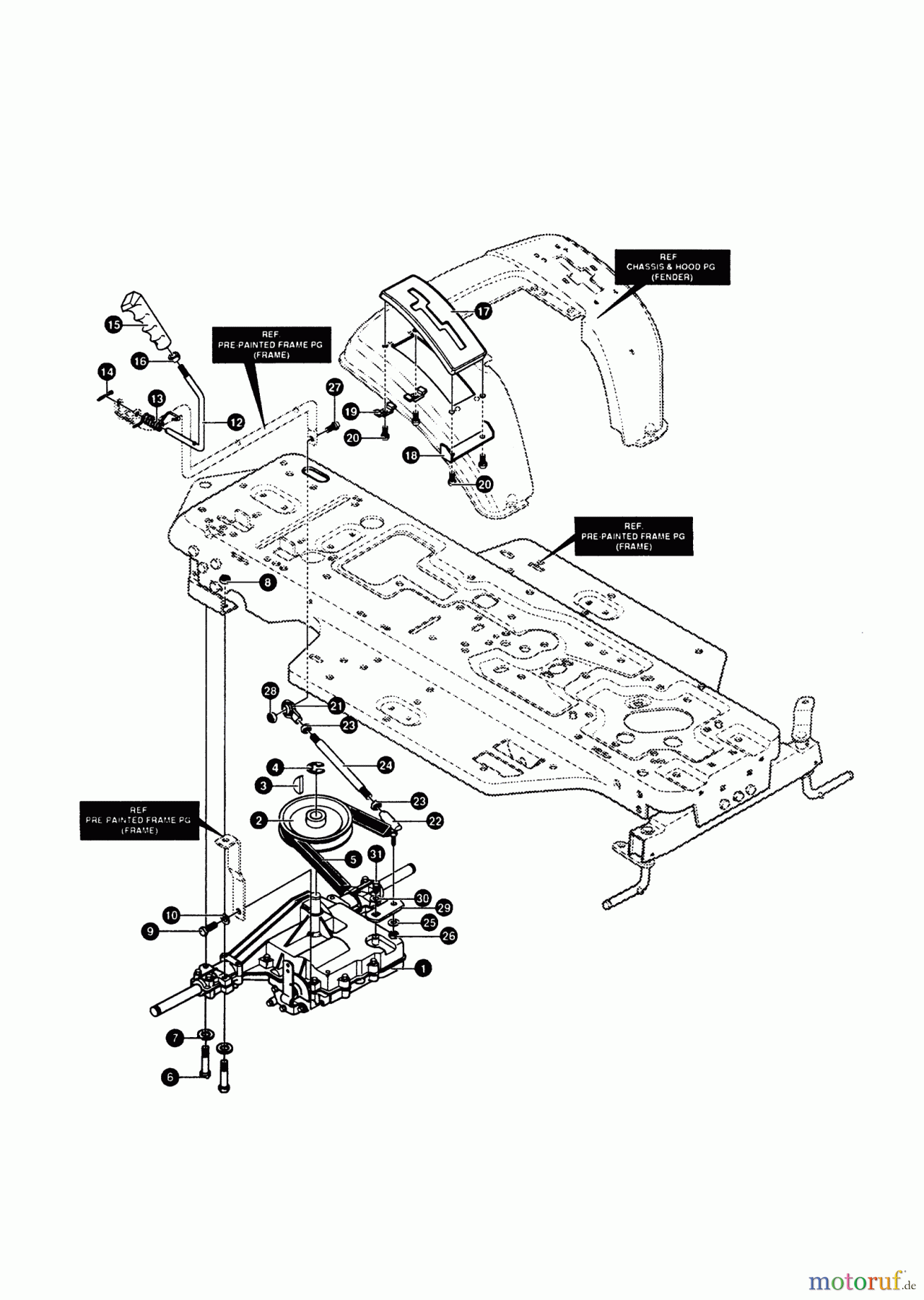  AL-KO Gartentechnik Rasentraktor T 12/80 SD ab 01/1996 Seite 7