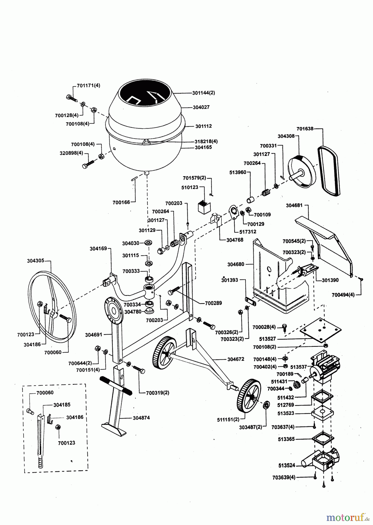  AL-KO Heimwerkertechnik Betonmörtelmaschinen Top 1401 Seite 1