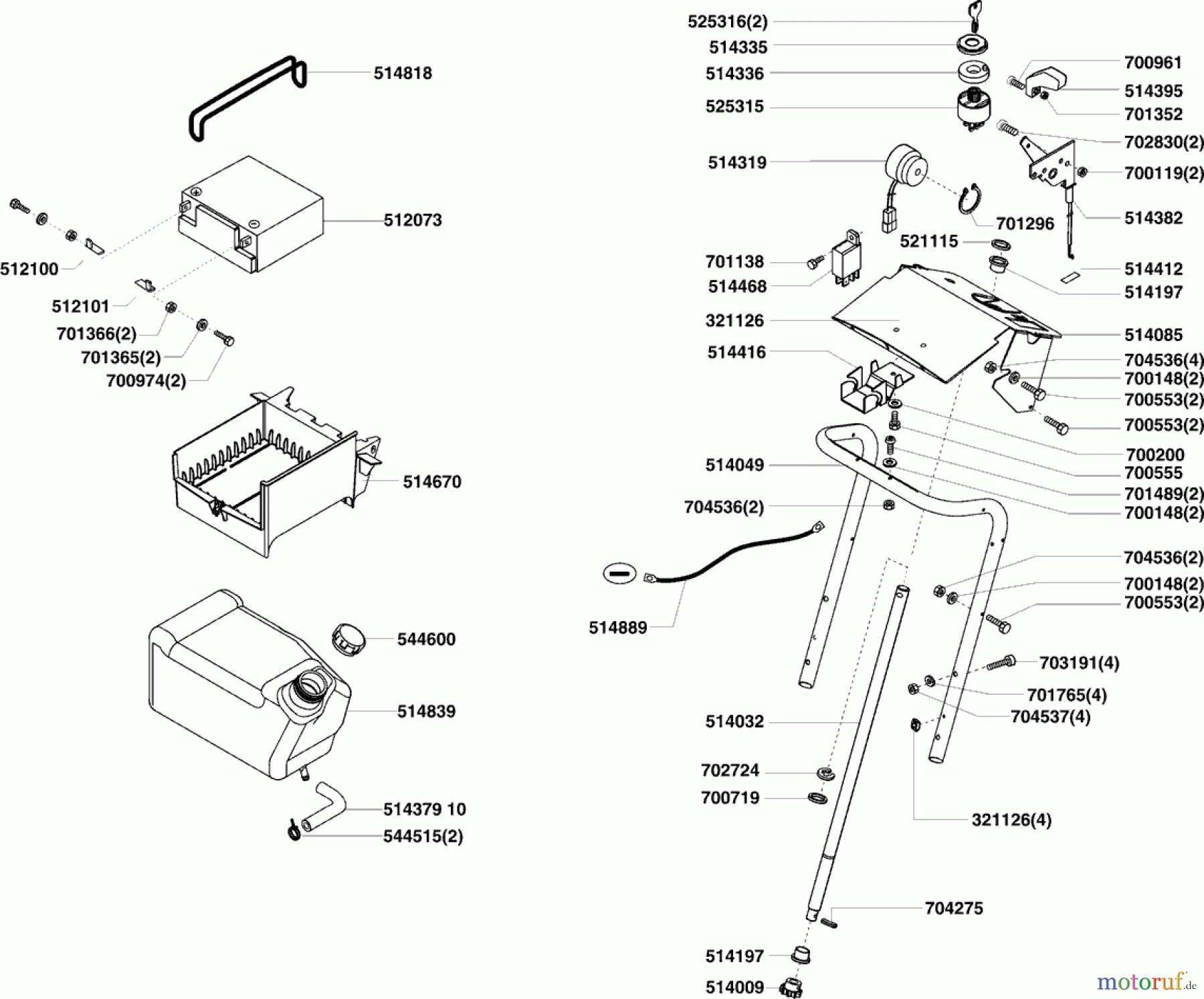  AL-KO Gartentechnik Rasentraktor Comfort T 750 ab 11/2003 Seite 6