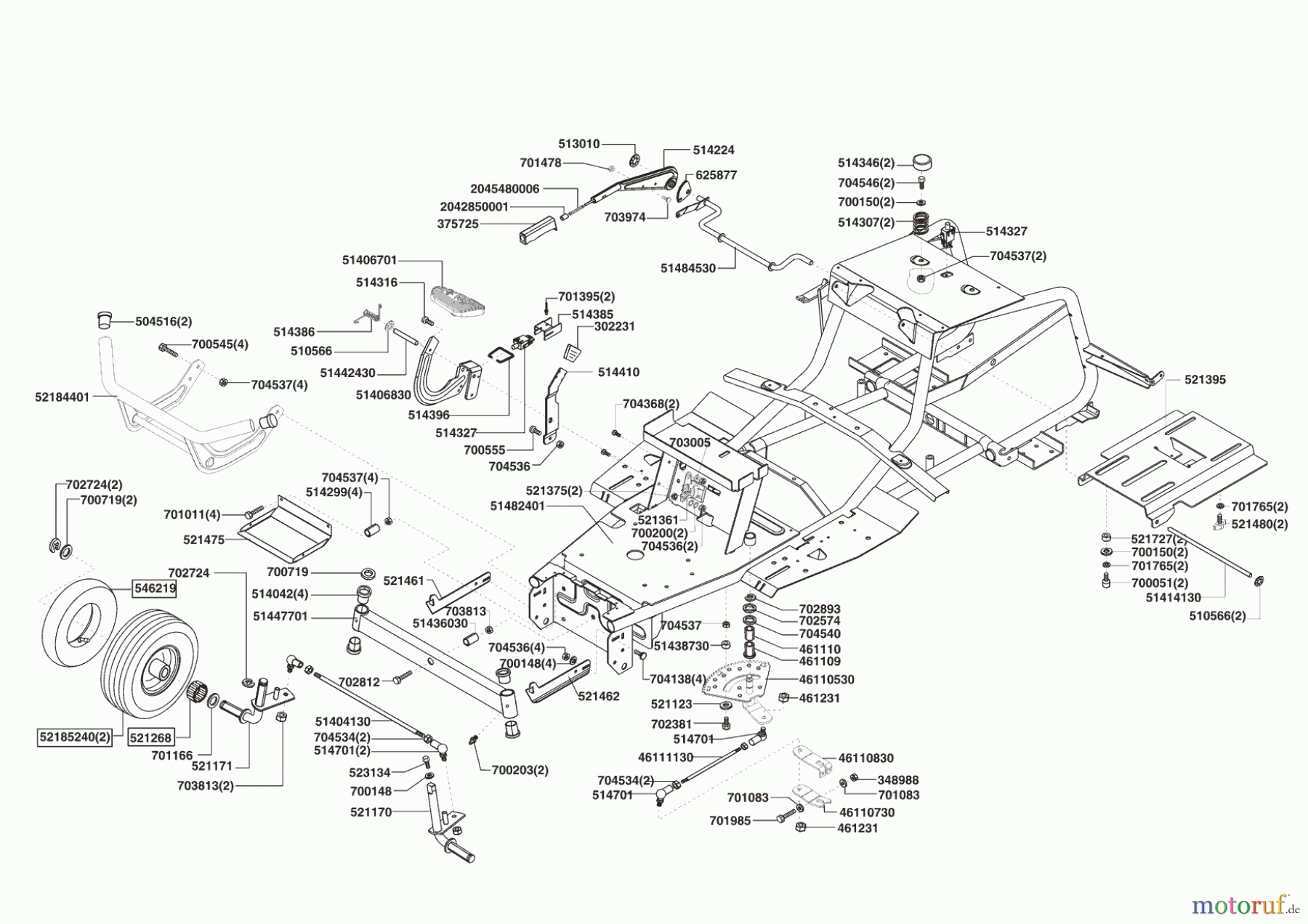  AL-KO Gartentechnik Rasentraktor T18/102HD MARINA Seite 2