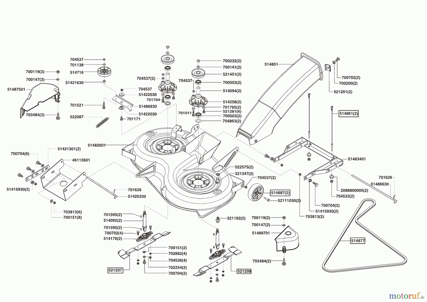  AL-KO Gartentechnik Rasentraktor T18/102HD MARINA Seite 5