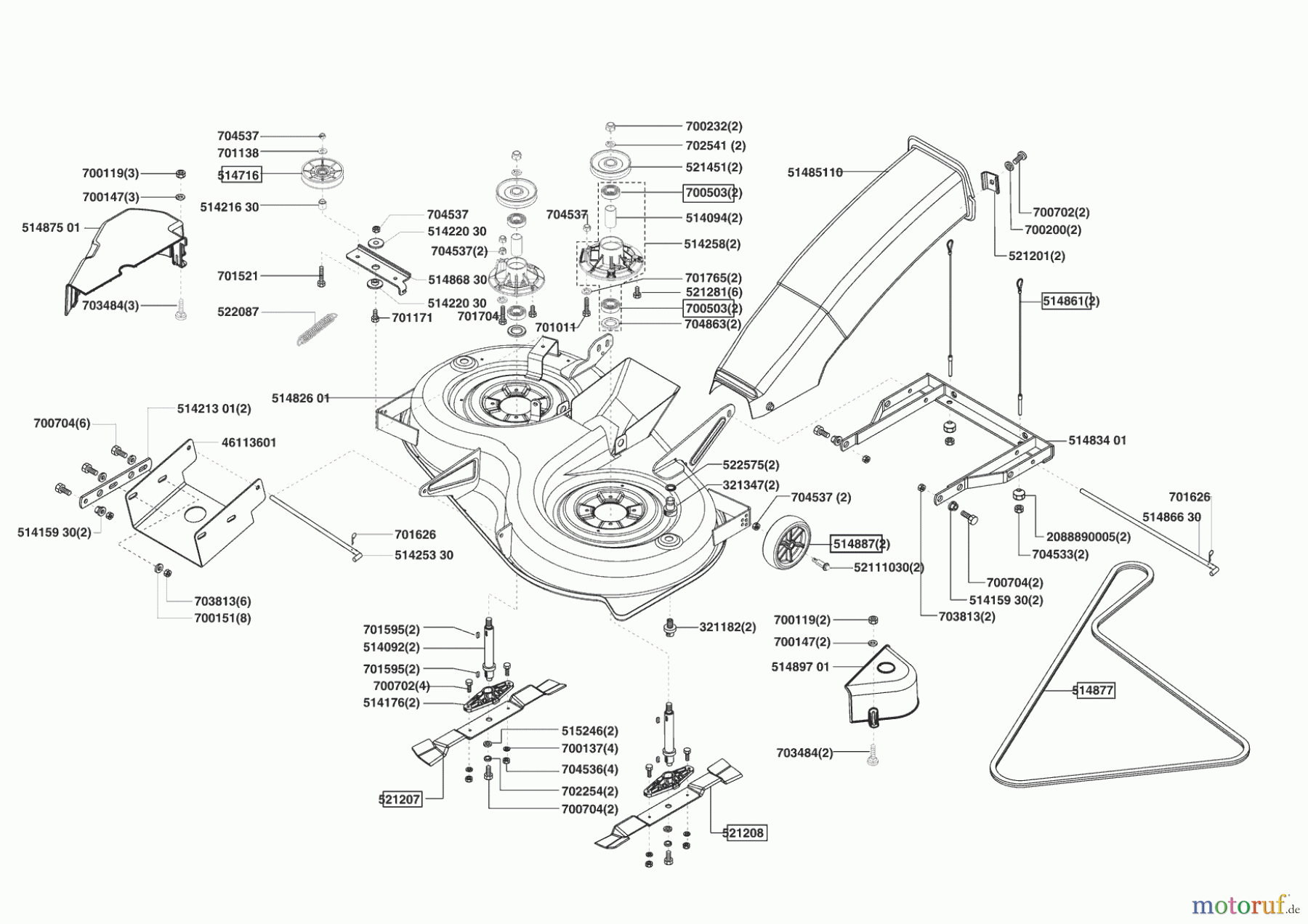  AL-KO Gartentechnik Rasentraktor Comfort T1500 Seite 5