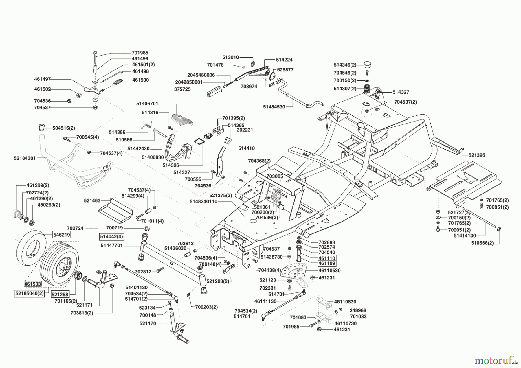  AL-KO Gartentechnik Rasentraktor COMFORT T 2000 HD Seite 2