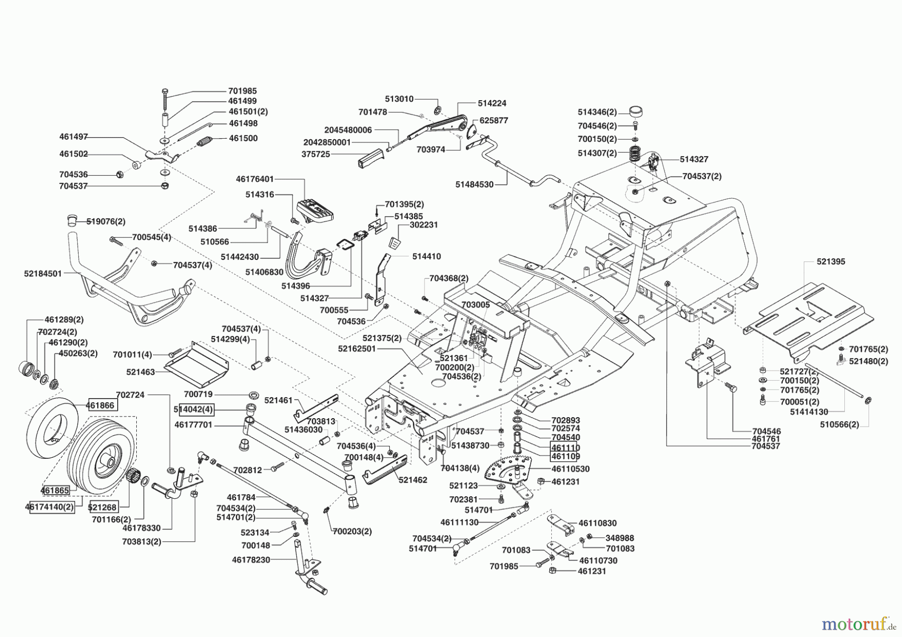  AL-KO Gartentechnik Rasentraktor T18-102 HDE EDEN PARC Seite 2