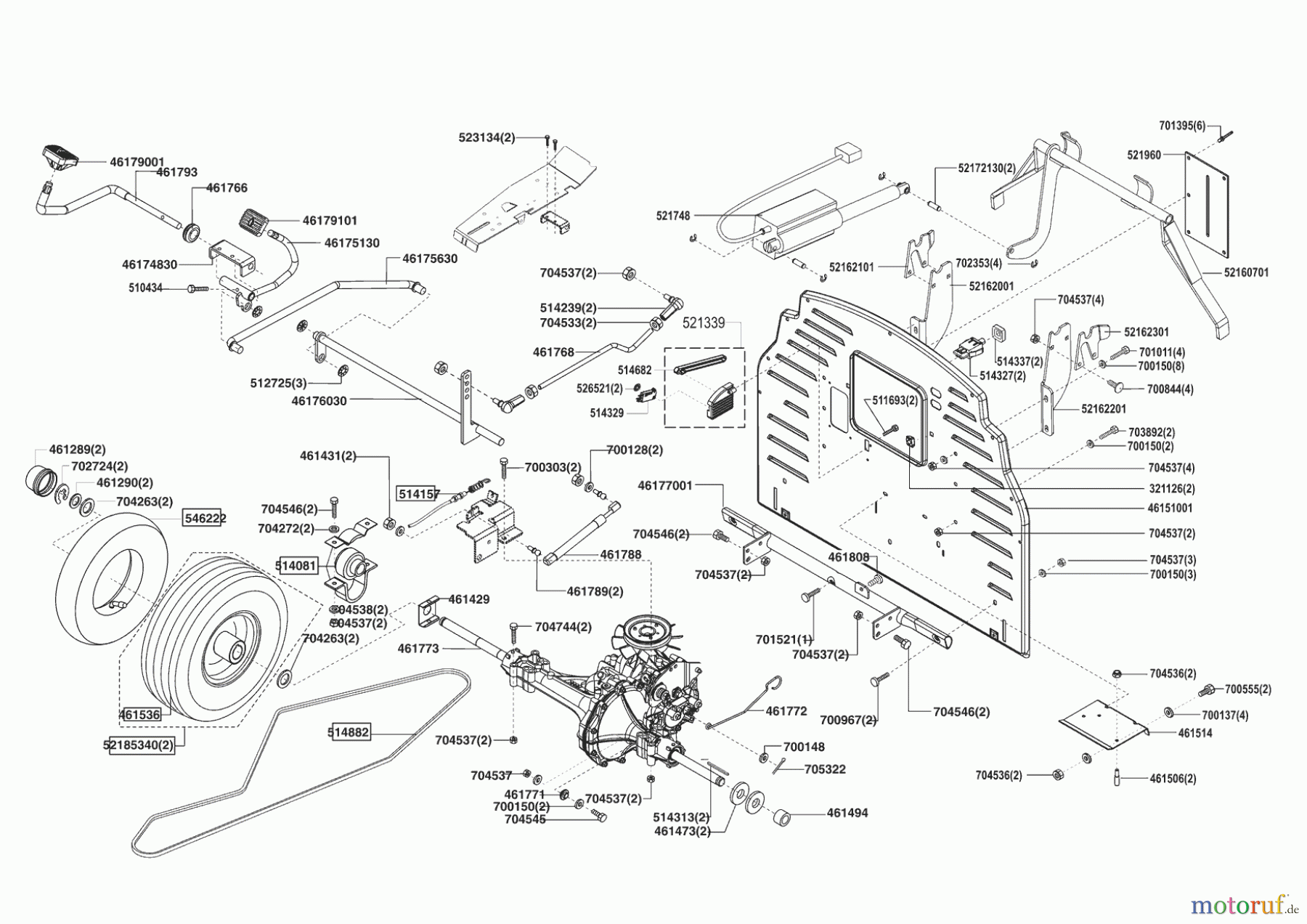  AL-KO Gartentechnik Rasentraktor T18-102 HDE EDEN PARC Seite 3