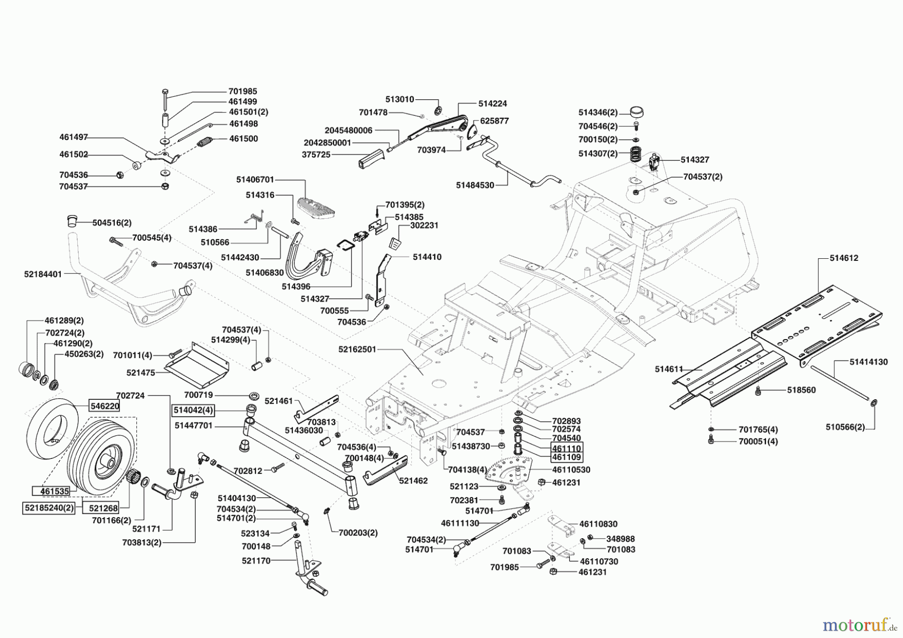  AL-KO Gartentechnik Rasentraktor T16-102 HDE-H LUX HVC Seite 2