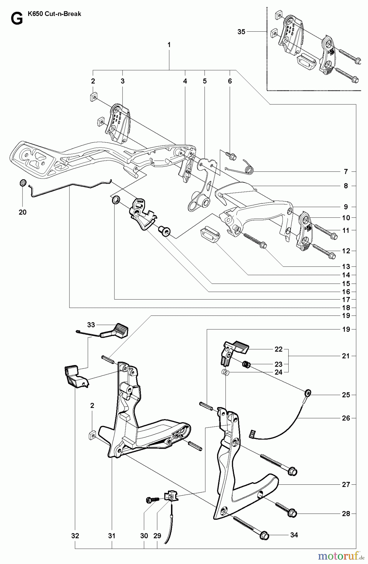  Trennschneider, Cut-Off K650 Cut-n-Break, 2007-01 HANDLE #2