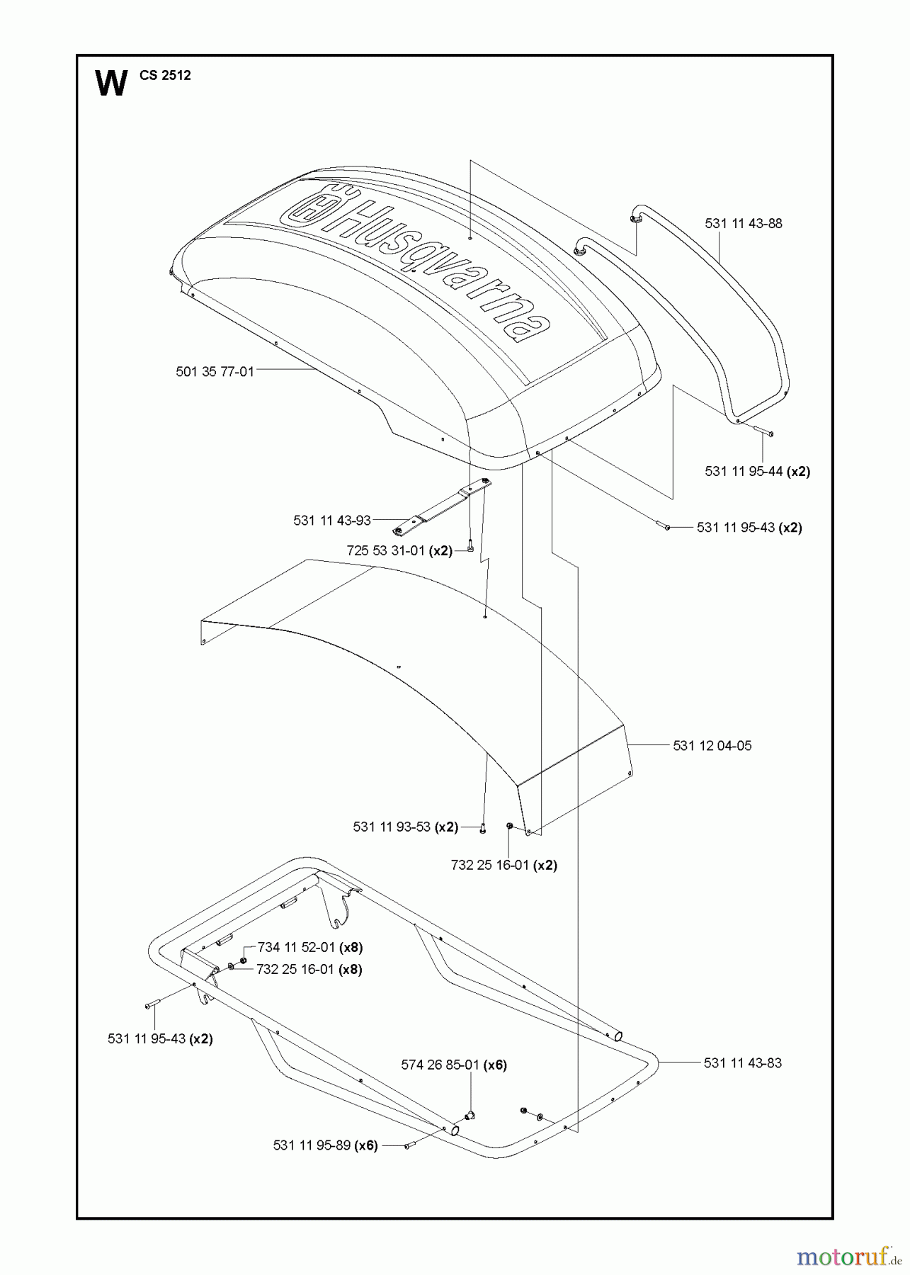  Wand und Kabelsägen CS2512, 2013-04, From machine number 1301- GUARDS #2