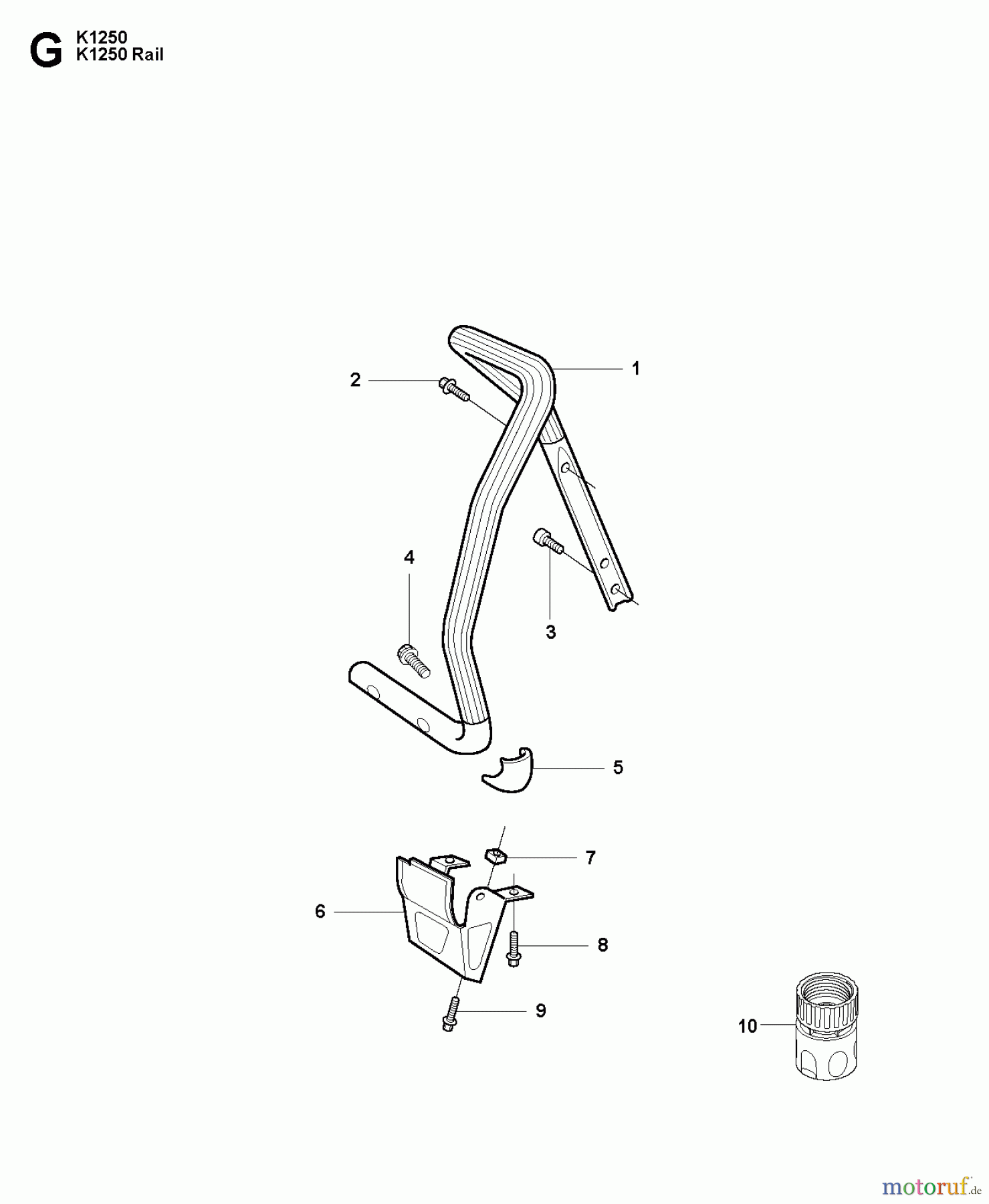  Trennschneider, Cut-Off K1250 RAIL, 2008-01 HANDLE