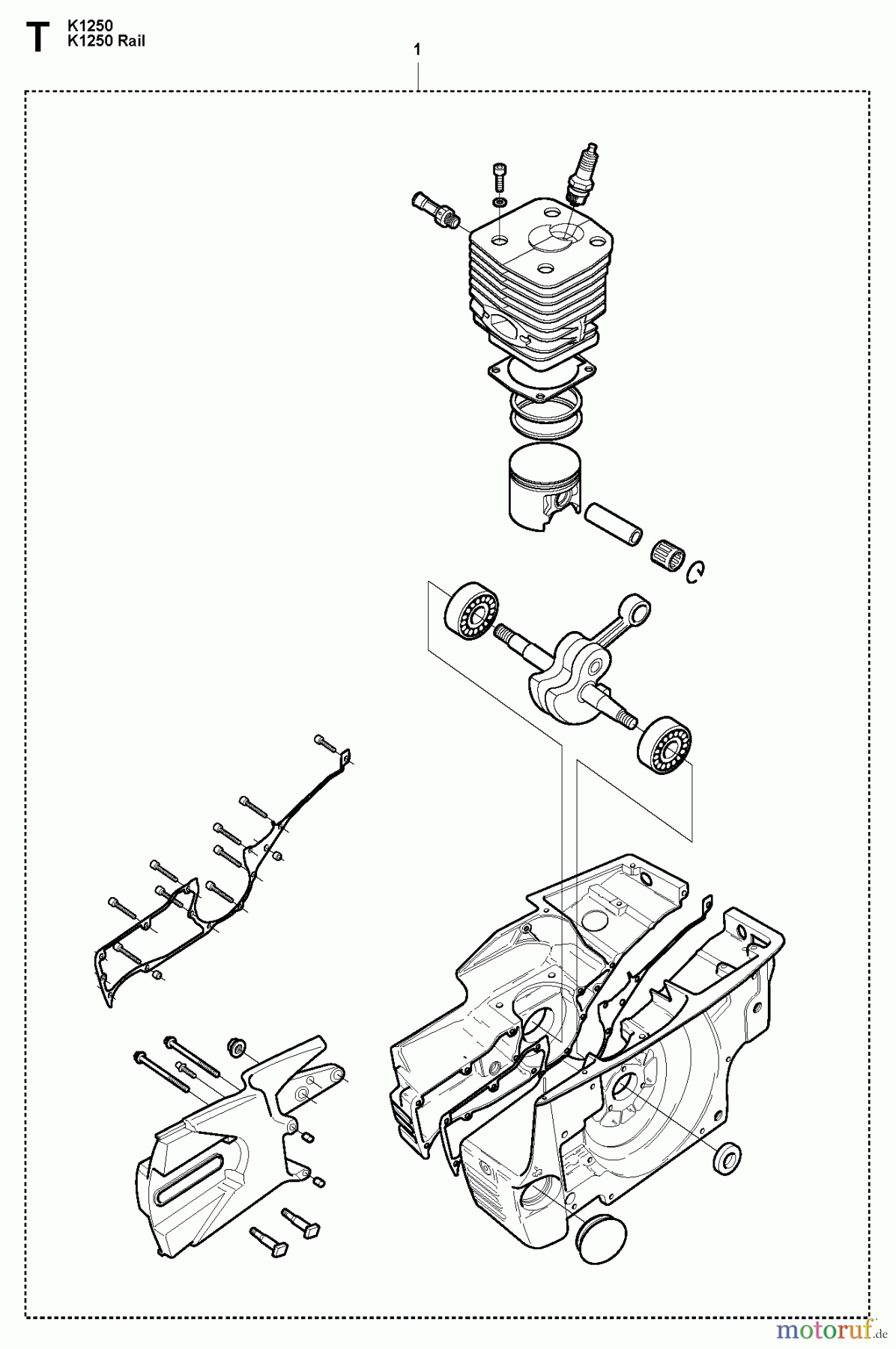  Trennschneider, Cut-Off K1250 Active, 2008-01 SHORT BLOCK