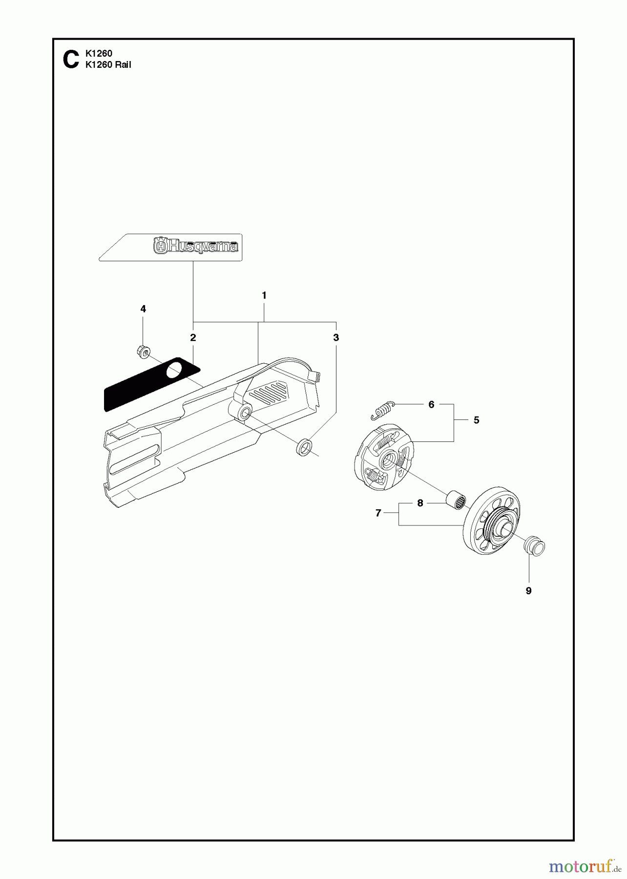  Trennschneider, Cut-Off K1260, 2010-10 BELT GUARD