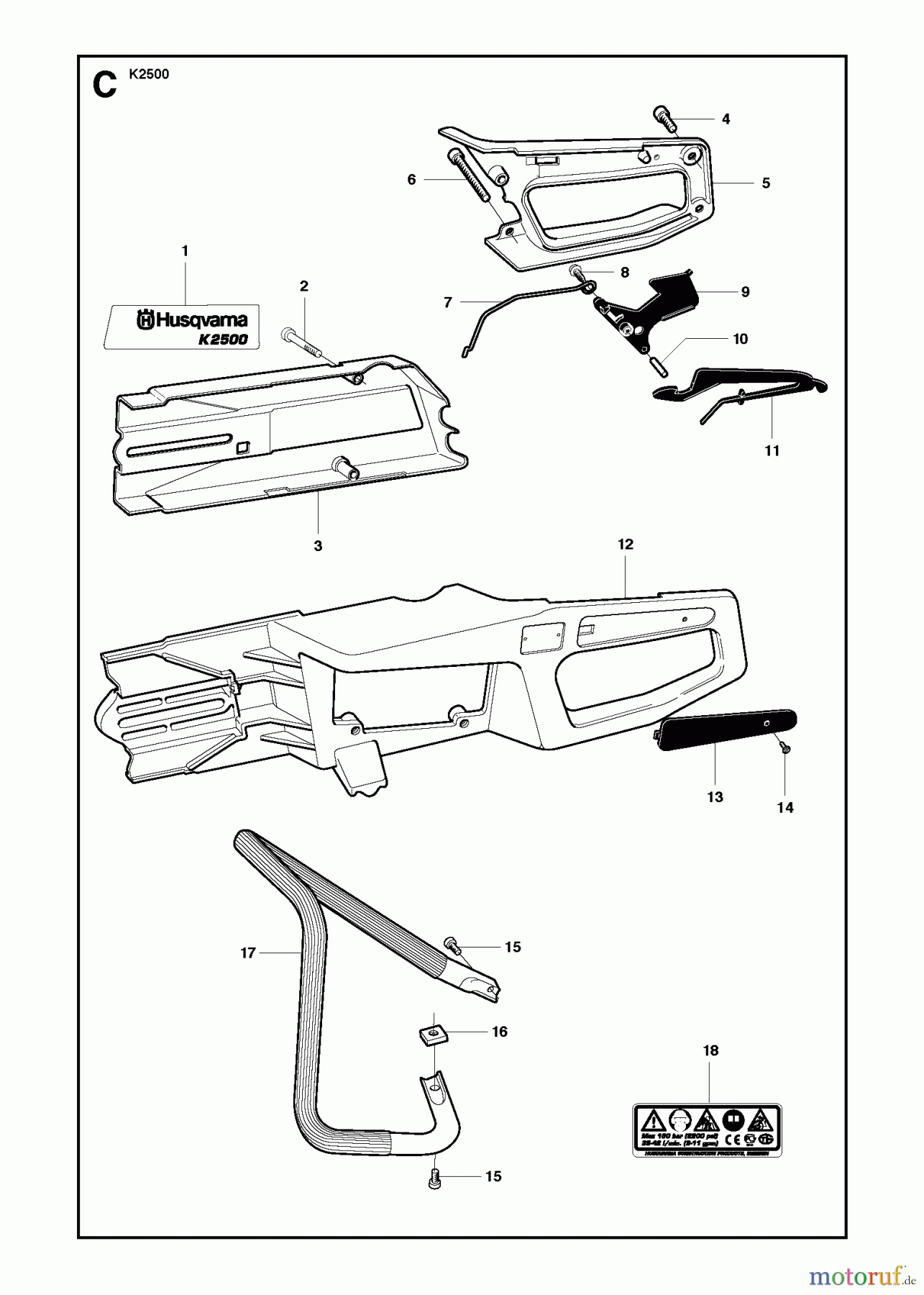  Trennschneider, Cut-Off K2500, 2010-10 CHASSIS / FRAME