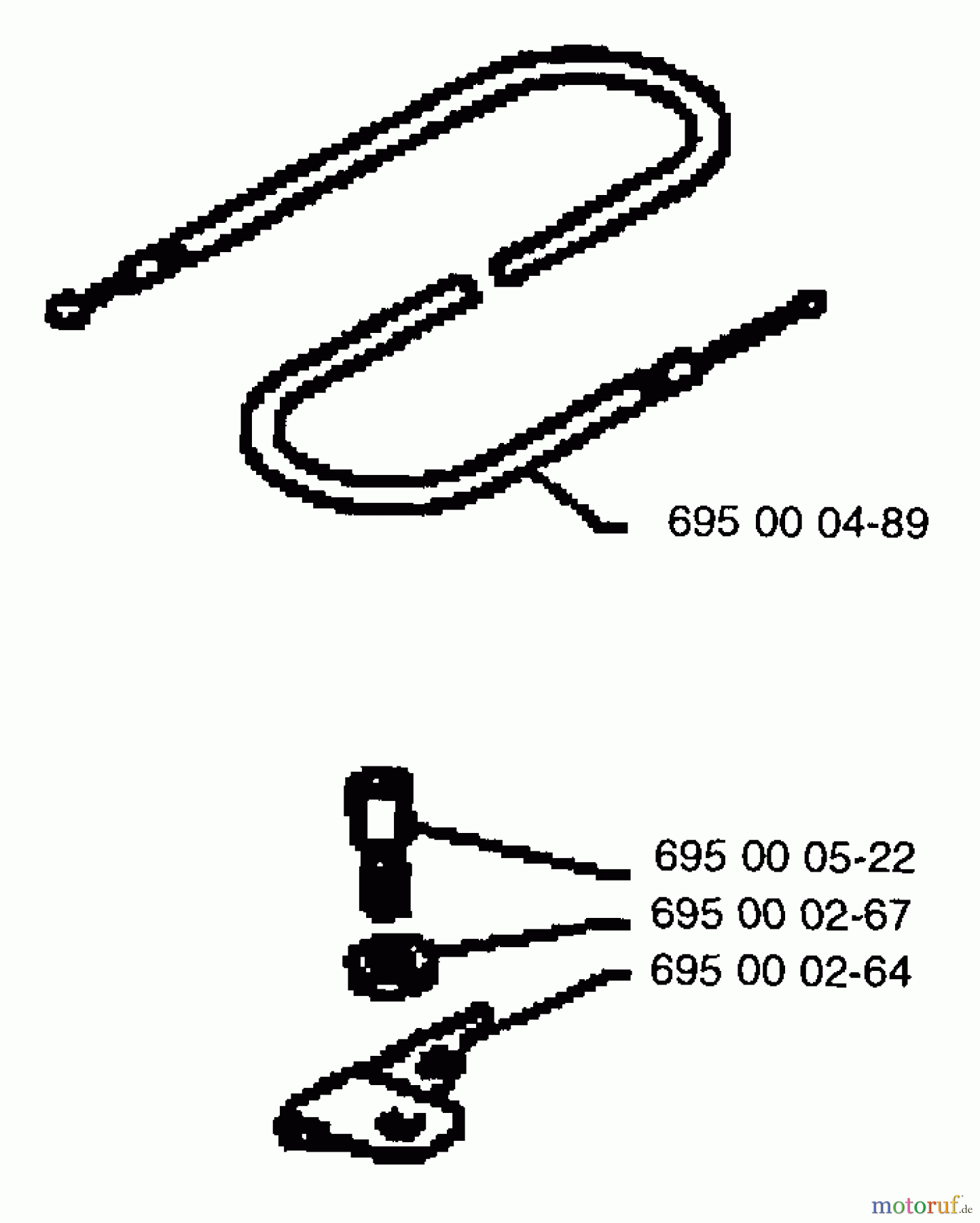  Husqvarna Bläser / Sauger / Häcksler / Mulchgeräte 140 BC - Husqvarna Backpack Blower (1997-04 & After) Throttle Cable Parts