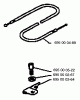 Husqvarna 140 BC - Backpack Blower (1997-04 & After) Listas de piezas de repuesto y dibujos Throttle Cable Parts