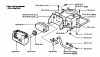 Husqvarna Rider 970 12 - Swedish Rider (1994-03 & After) Listas de piezas de repuesto y dibujos Muffler And Engine Assembly
