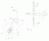 Husqvarna WHT 4817 (968999238) - Wide-Area Walk-Behind Mower (2004-09 & After) Listas de piezas de repuesto y dibujos Caster Assembly