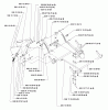 Husqvarna iZ 4217 TSKAA (968999254) - Zero-Turn Mower (2005-08 to 2005-11) Pièces détachées Deck Lift Assembly