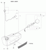 Husqvarna 380 BTS - Backpack Blower (2009-03 & After) Listas de piezas de repuesto y dibujos Fuel Tank