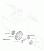 Husqvarna K 46 - Tuff Torq Transmission (2002-06 & After) Listas de piezas de repuesto y dibujos Differential (Upper)