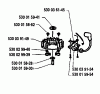 Husqvarna 18 H - Hedge Trimmer (1992-03 to 1994-03) Listas de piezas de repuesto y dibujos Ignition/Flywheel