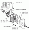 Husqvarna 225 H - Hedge Trimmer (1997-02 & After) Listas de piezas de repuesto y dibujos Air Filter/Carburetor
