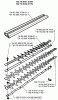 Husqvarna 225 H 75 - Hedge Trimmer (1996-12 to 1997-12) Listas de piezas de repuesto y dibujos Blade Assembly