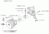 Husqvarna 325 HS 99 - Hedge Trimmer (2000-10 & After) Spareparts Piston / Cylinder & Crankcase