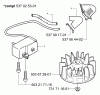 Husqvarna 325 HS 75X - Hedge Trimmer (2000-10 to 2002-12) Listas de piezas de repuesto y dibujos Ignition/Flywheel