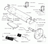 Husqvarna Auto Mower (2001-01 to 2002-01) Listas de piezas de repuesto y dibujos Rear Wheels/Wheel Motor/Keypad/Control Board