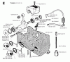 Jonsered 2054 - Chainsaw (1996-09) Pièces détachées CRANKCASE