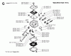Jonsered 2055 - Chainsaw (1998-10) Pièces détachées CARBURETOR DETAILS #1