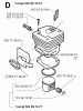 Jonsered 2065 - Chainsaw (1997-11) Pièces détachées CYLINDER PISTON
