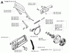 Jonsered 2083 II EPA - Chainsaw (2001-10) Pièces détachées CHAIN BRAKE CLUTCH COVER