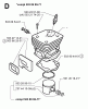 Jonsered 2149 - Chainsaw (1999-05) Pièces détachées CYLINDER PISTON