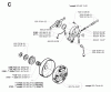 Jonsered 2163 - Chainsaw (2000-04) Listas de piezas de repuesto y dibujos CLUTCH OIL PUMP