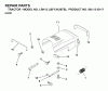 Jonsered LRH13 (J8F13H36TB, 954130017) - Lawn & Garden Tractor (1998-12) Pièces détachées HOOD