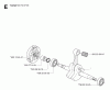 Jonsered CS2165 - Chainsaw (2007-03) Pièces détachées CRANKSHAFT #1